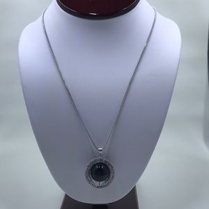 Sterling Silver Black Tiger’s Eye Neckkace